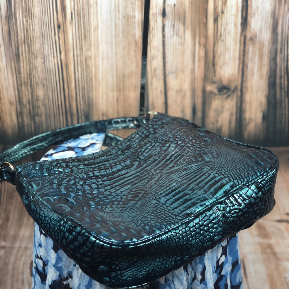 Brahmin Verdigris Noelle Melbourne Handbag NWT - Picture 5 of 8